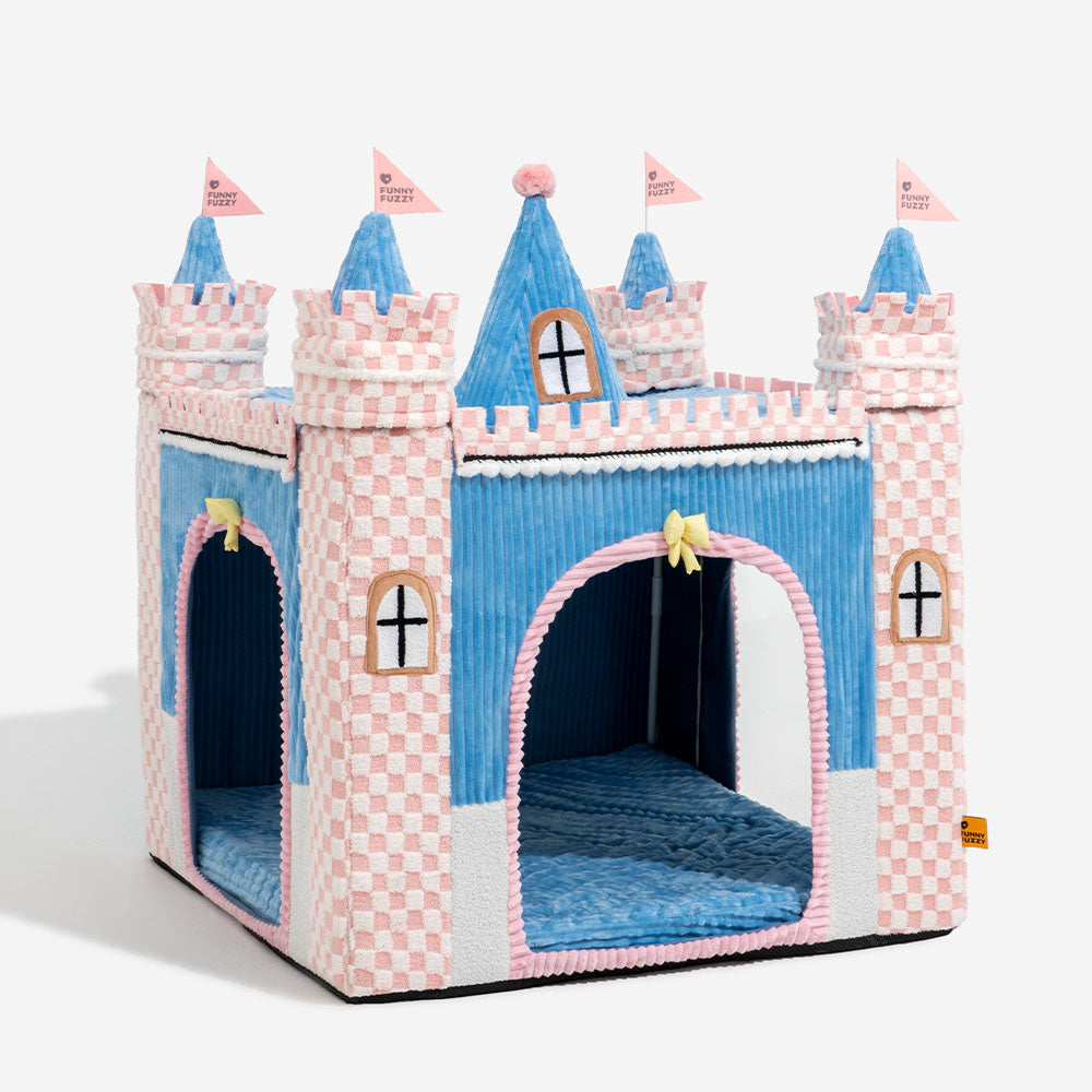 FUNNYFUZZY &Cosy Orthopaedic Kids Indoor Play Tent Dog Tent Bed - Fairytale Dreamland