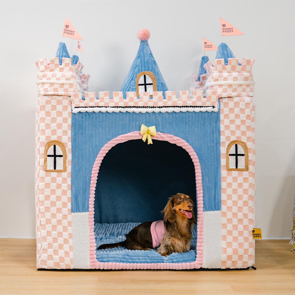 FUNNYFUZZY &Cosy Orthopaedic Kids Indoor Play Tent Dog Tent Bed - Fairytale Dreamland