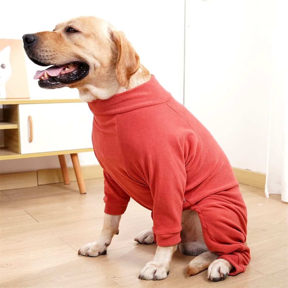 Cosy Fleece Dog Pyjamas - Perfect Sleepwear for Large Dogs