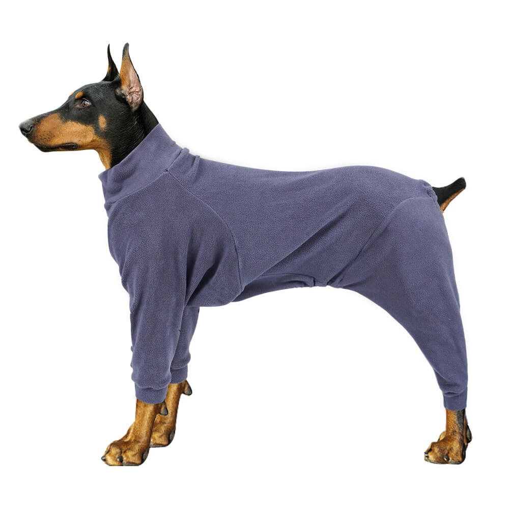 Cosy Fleece Dog Pyjamas - Perfect Sleepwear for Large Dogs