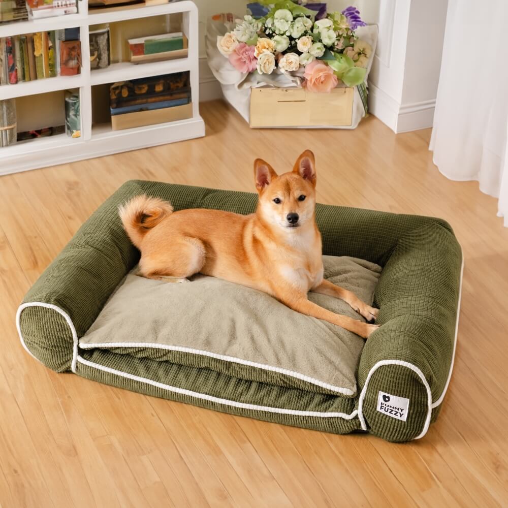 Deluxe Flannel Double-Layer Orthopaedic Dog Sofa Bed