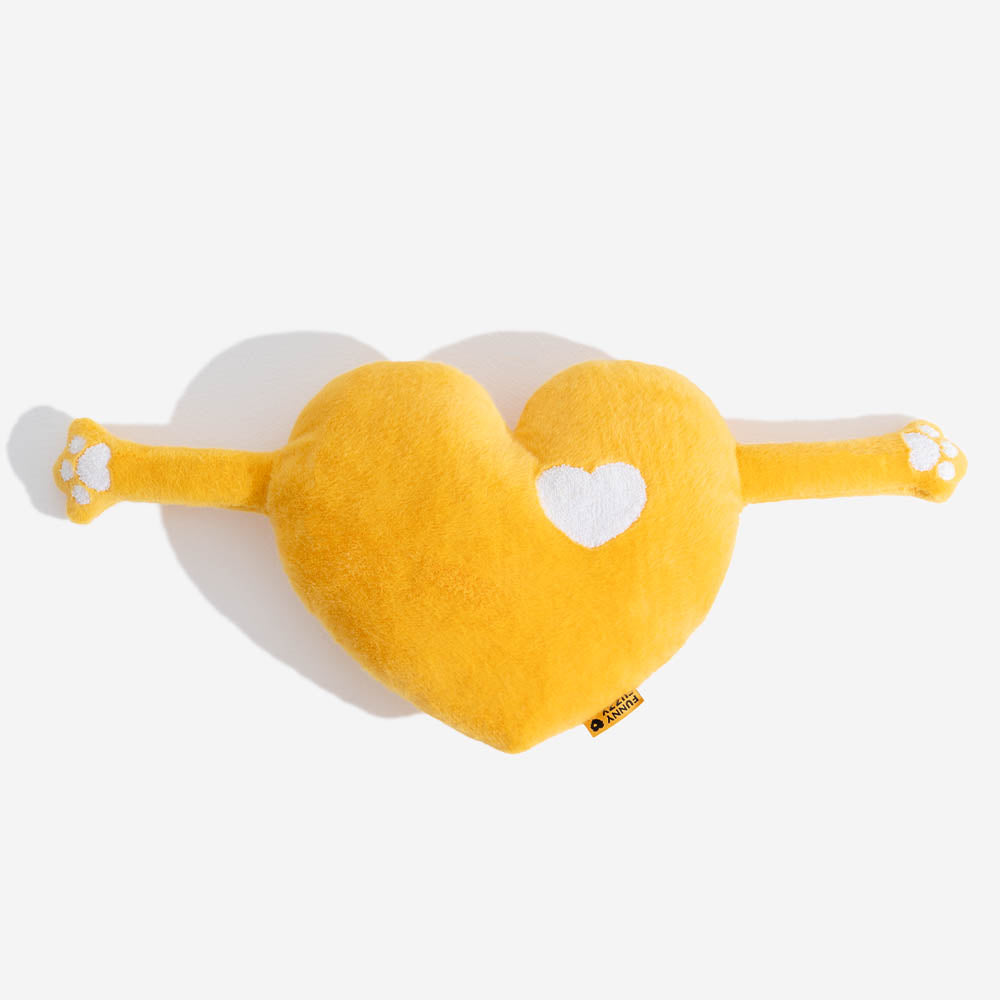 FUNNYFUZZY Plush Cosy Pillow - Hug Heart