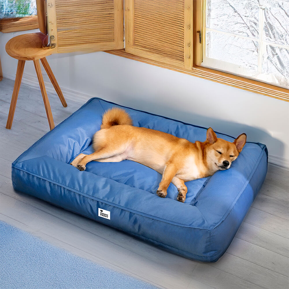 Fully Orthopaedic Surround Support Waterproof Fabric Anti-Anxiety Large Dog Bed