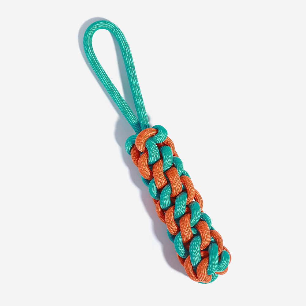 Braided Rope Stick Tug Dog Toy - Colour Clash