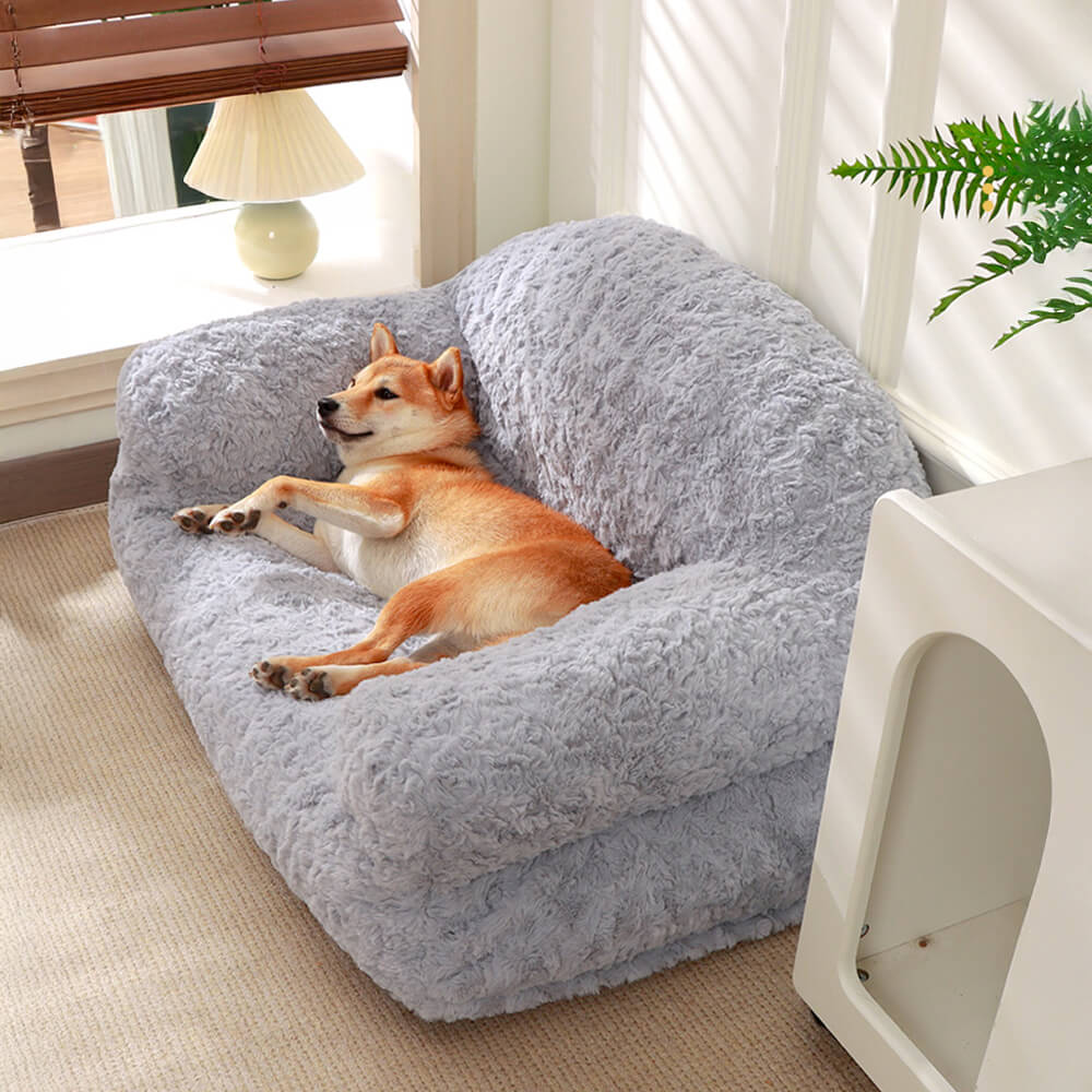 Cosy Full Support Warm Removable Washable Dog & Cat Sofa Bed