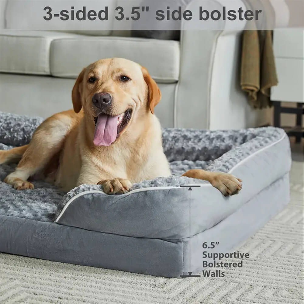 Detachable Waterproof Full Surround Support Orthopaedic Dog Bed