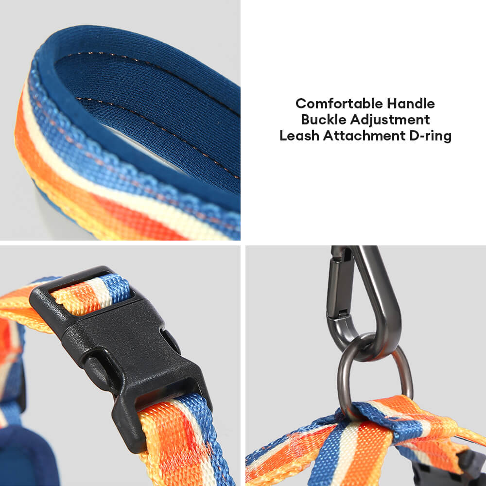 X-Shaped Adjustable Durable Dog Harness and Lead Kit