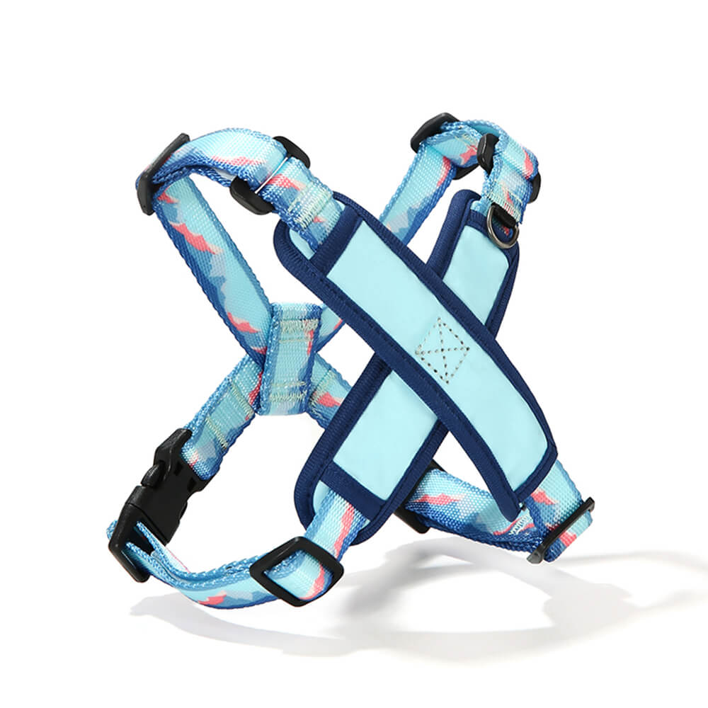 X-Shaped Adjustable Durable Dog Harness and Lead Kit