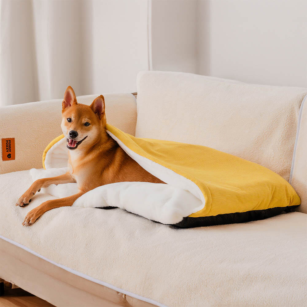 Extremely Soft Fuzzy Puppy Sleeping Bag Dog Bed