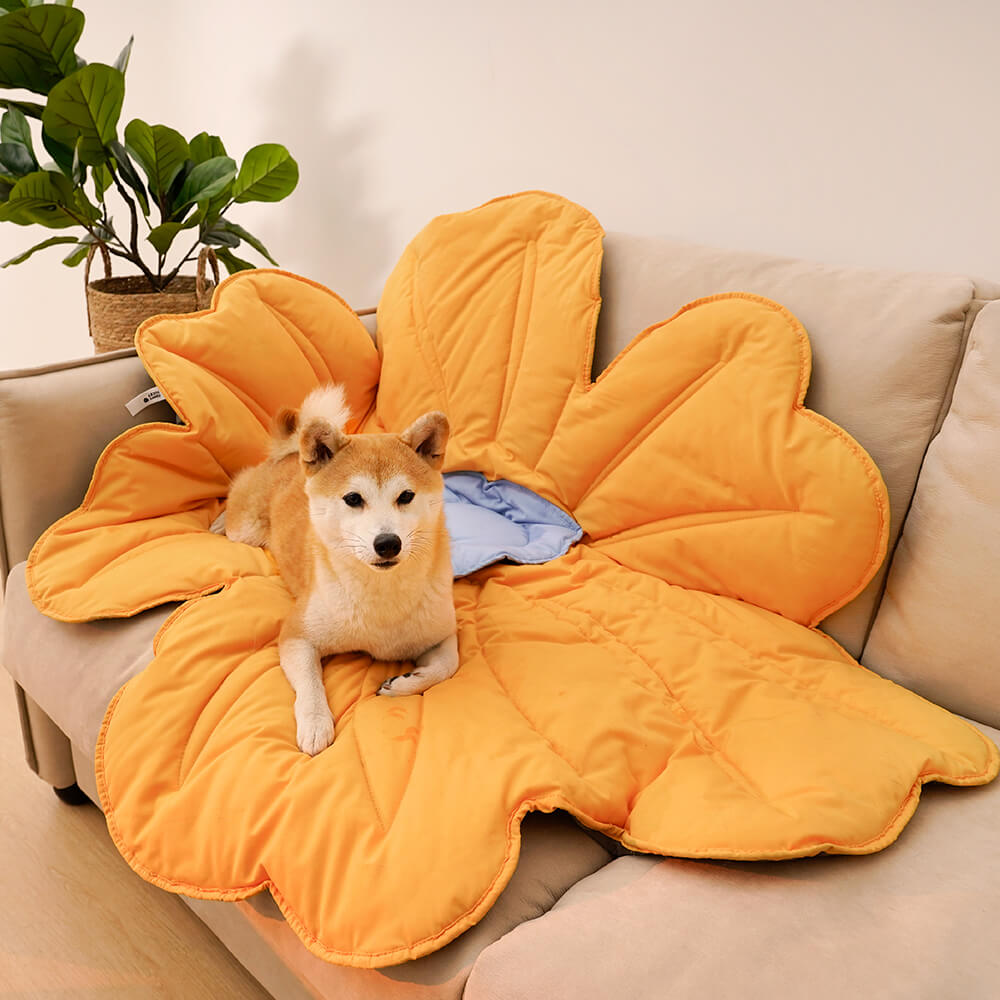 Super Large Flower Shape Human Mat Dog Blanket