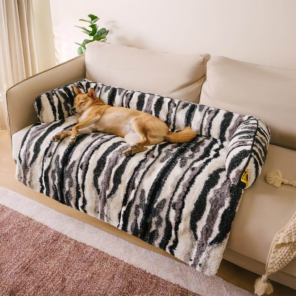 Nordic Plush Sofa Protector Dog Mat - Paw Lounge