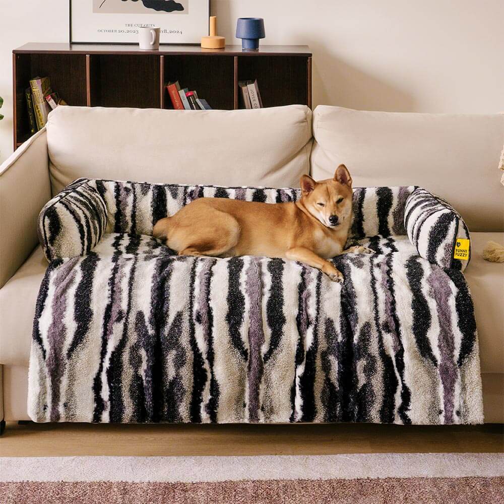 Nordic Plush Sofa Protector Dog Mat - Paw Lounge