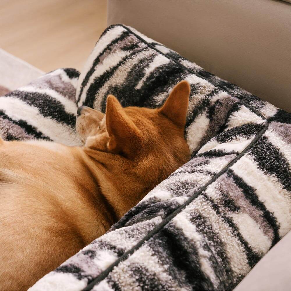 Nordic Plush Sofa Protector Dog Mat - Paw Lounge