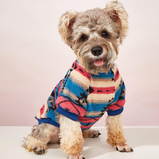 Colourful Striped Dog Sweater - Cosy & Fashionable Winter Wear