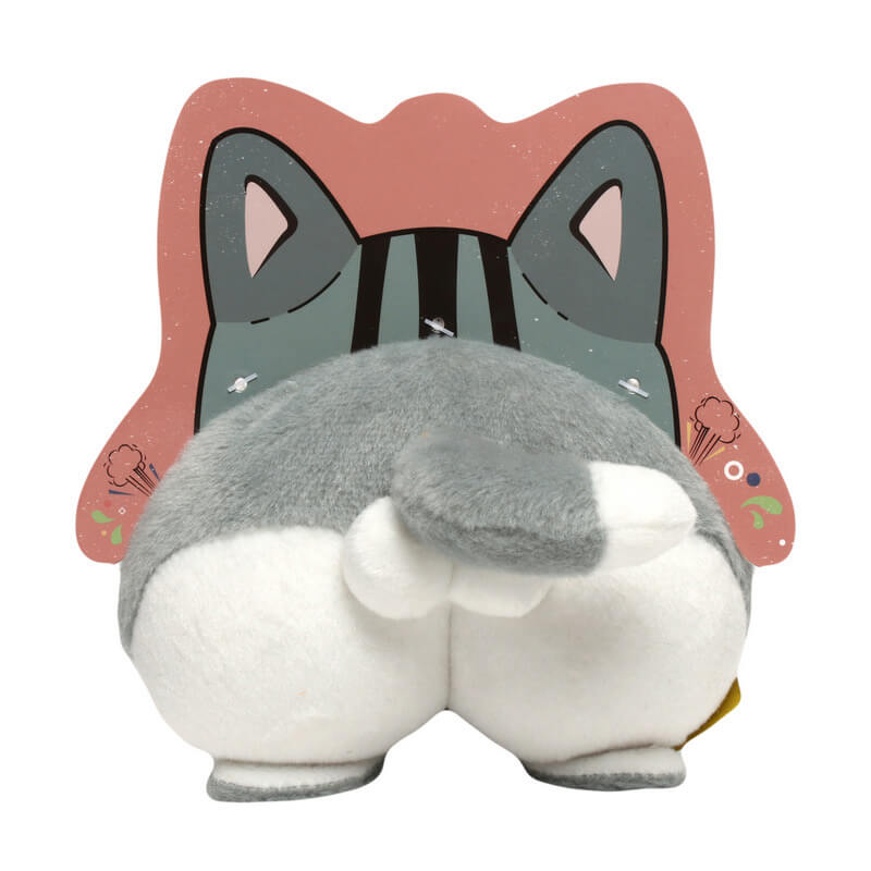 Funny Plush Squeaky Dog Toy - Butt