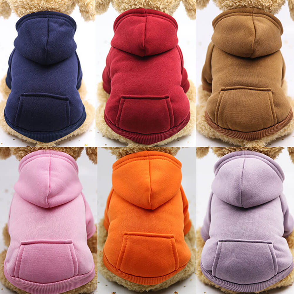 Colourful Cosy Dog Hoodies - Perfect for All-Weather Comfort